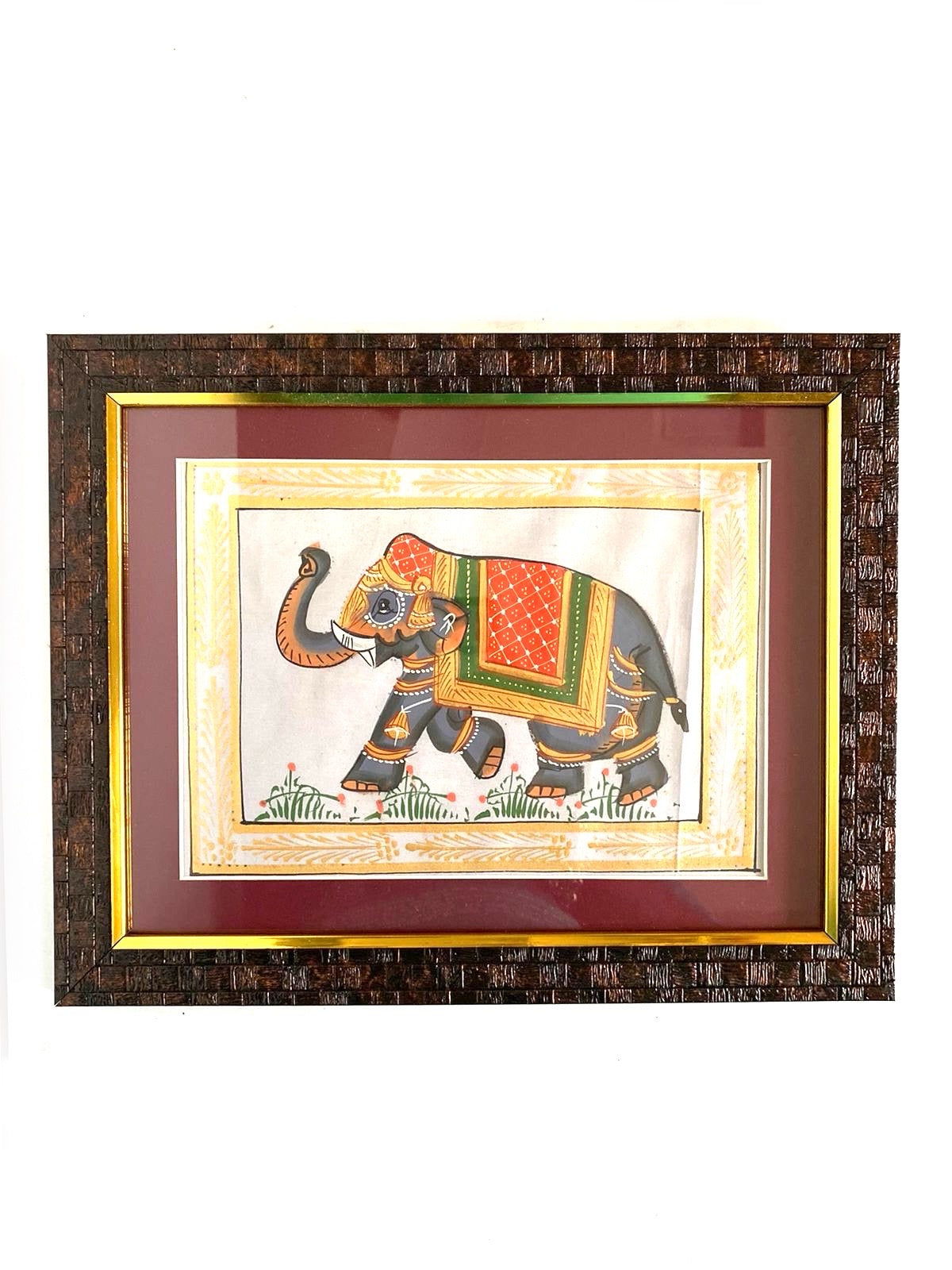 Elephant Frames Hand Painted Artistic Frames Corporate Souvenir Gifts Tamrapatra