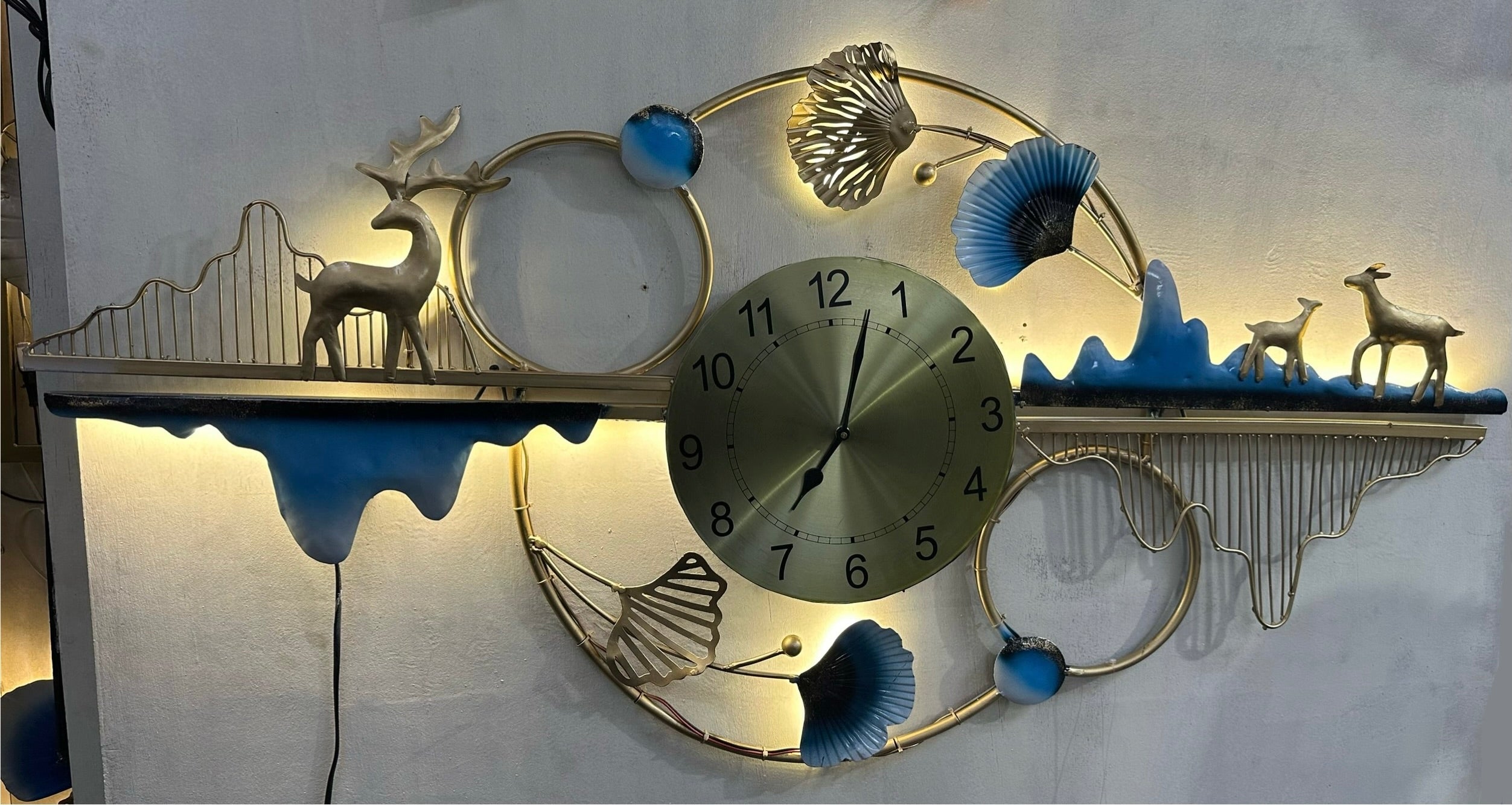 Artistic Wall Clocks Selection Based On Warli Art & Brass Dhokra By Tamrapatra