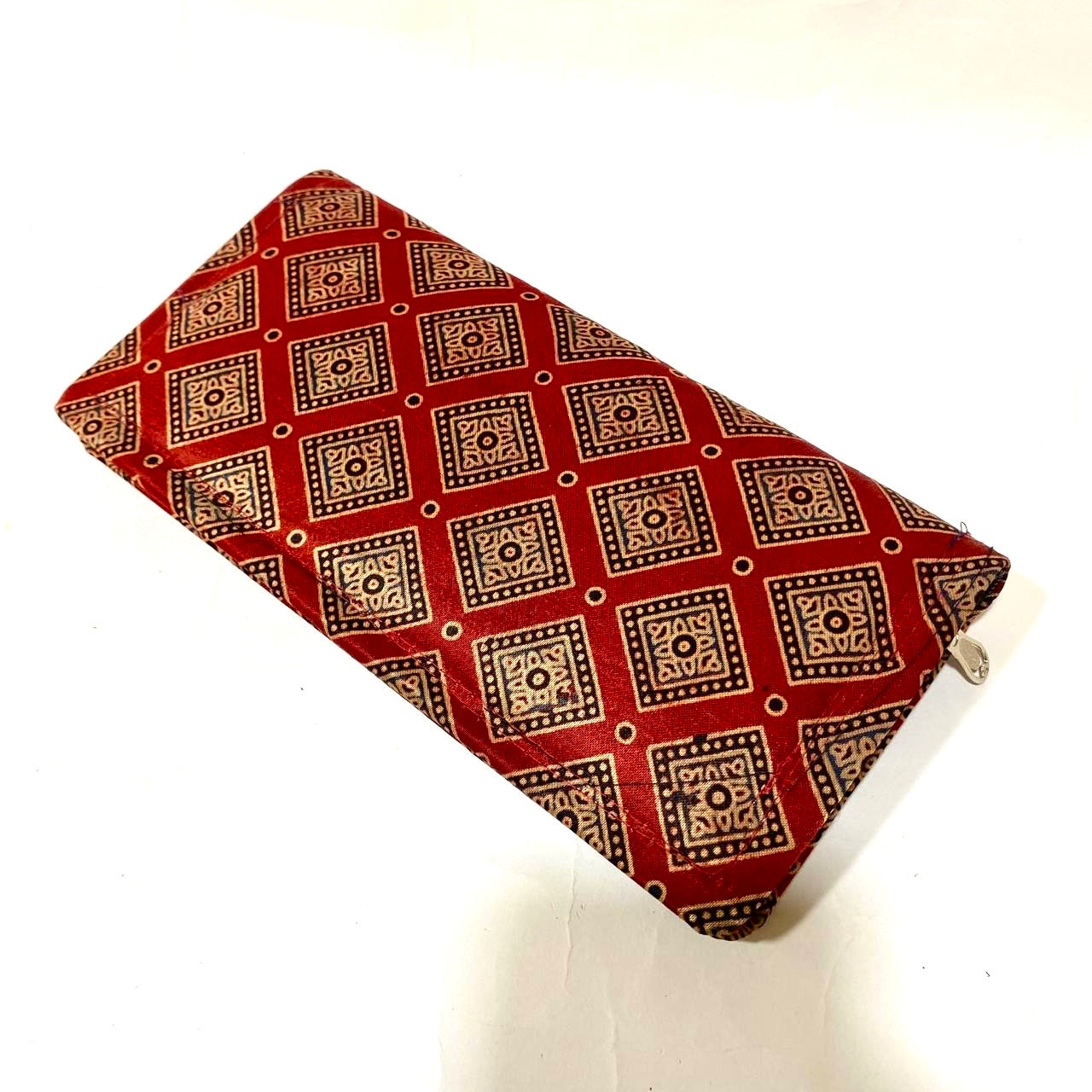 Traditional Indian Print On Purse Clutch For Keeping Your Valuables By Tamrapatra