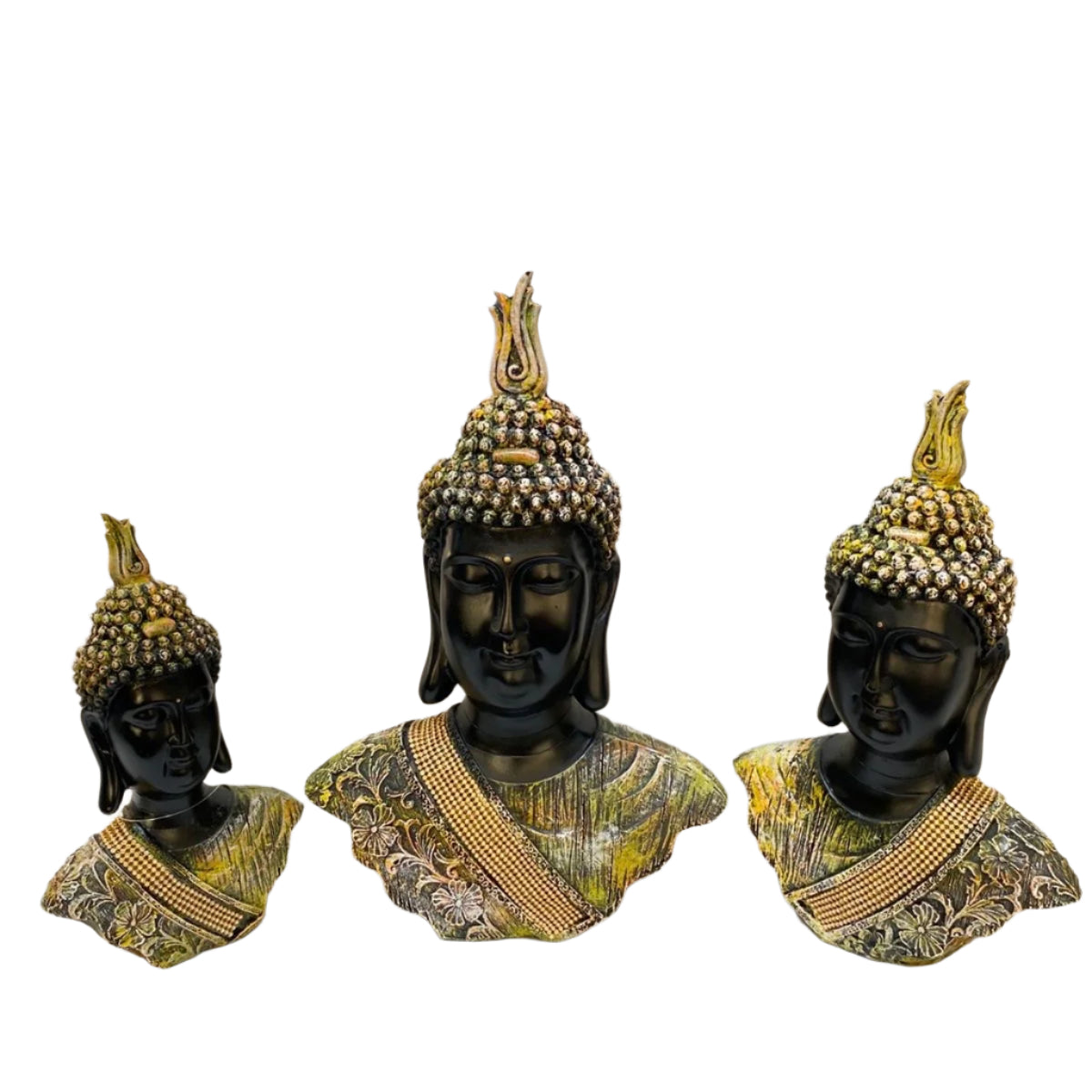 Buddha Bust Sculpture Face Spiritual Collection Extraordinary From Tamrapatra