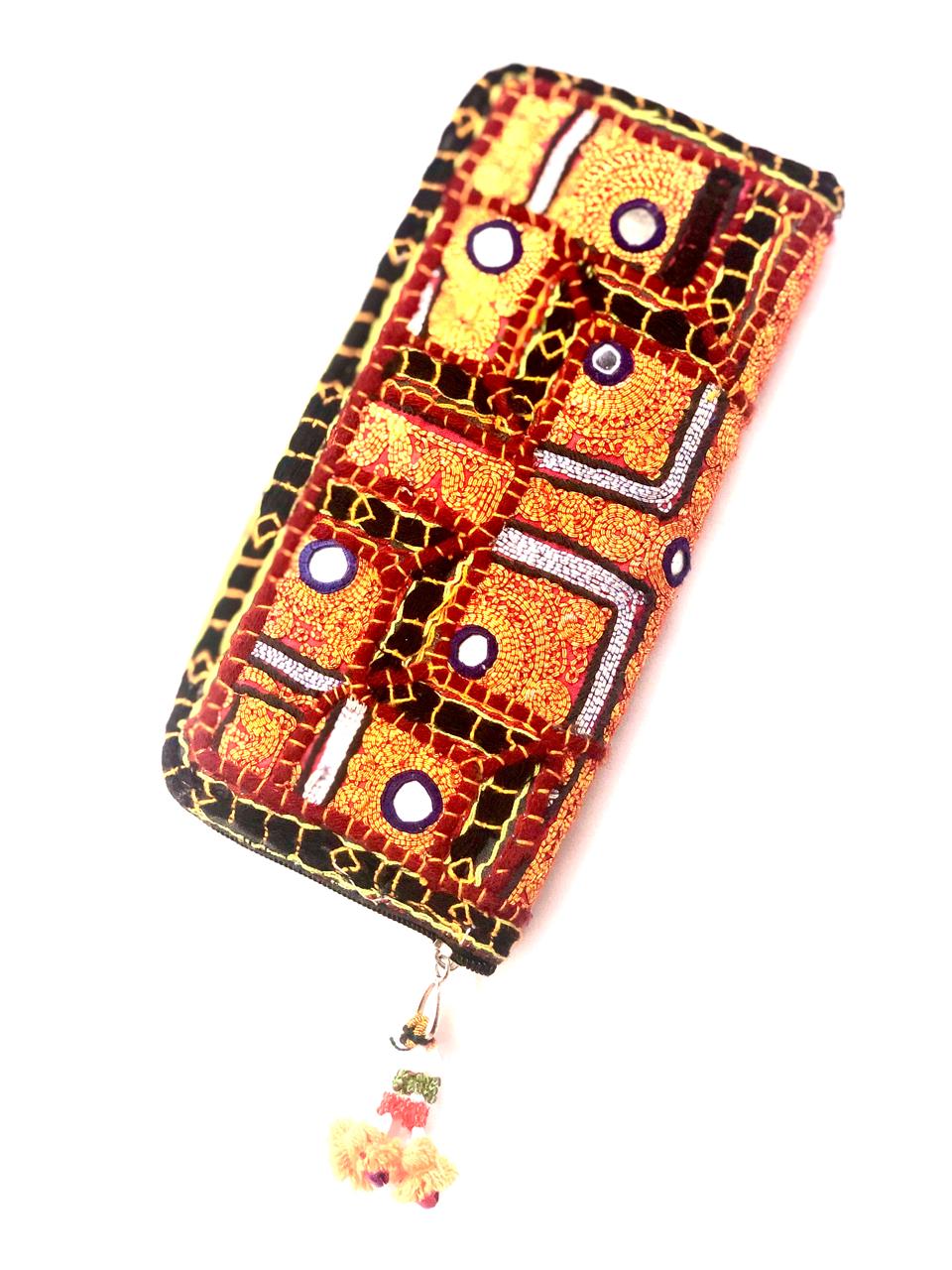 Clutch Purse Fashion Accessories Carry Bags Handcrafted Embroidery From Tamrapatra