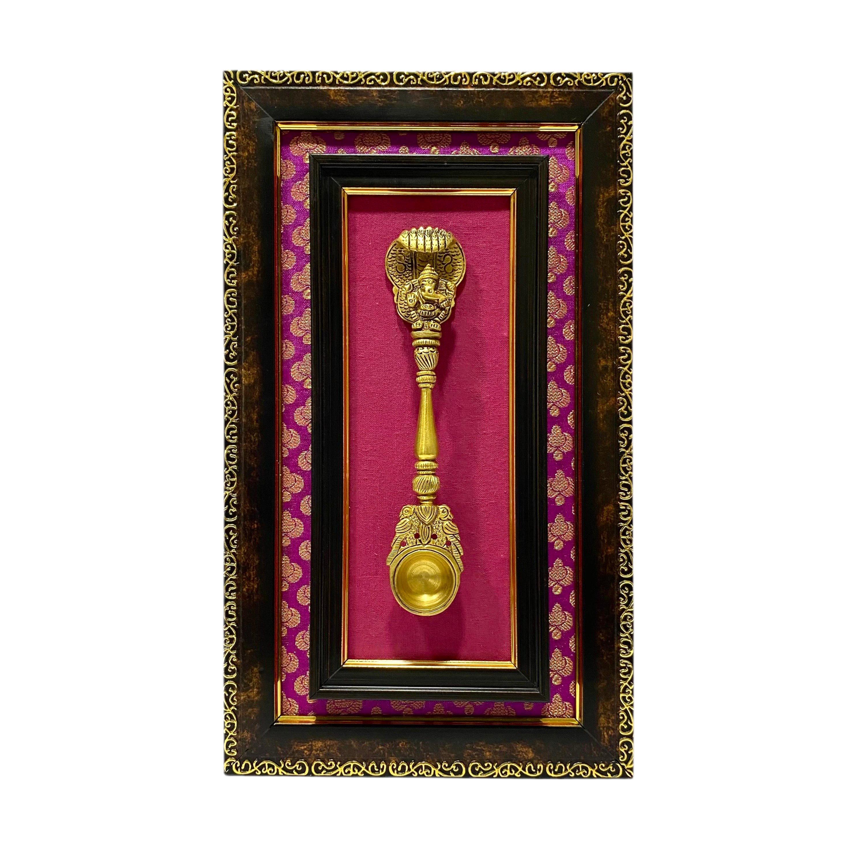 Brass Ganesha & Shesha Vintage Frames Collection Exclusive Designs By Tamrapatra