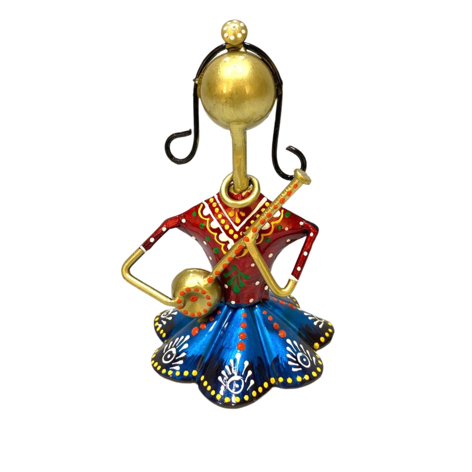 Ethnic Woman Dancing In Various Shades Metal Artefacts From Tamrapatra - Tamrapatra