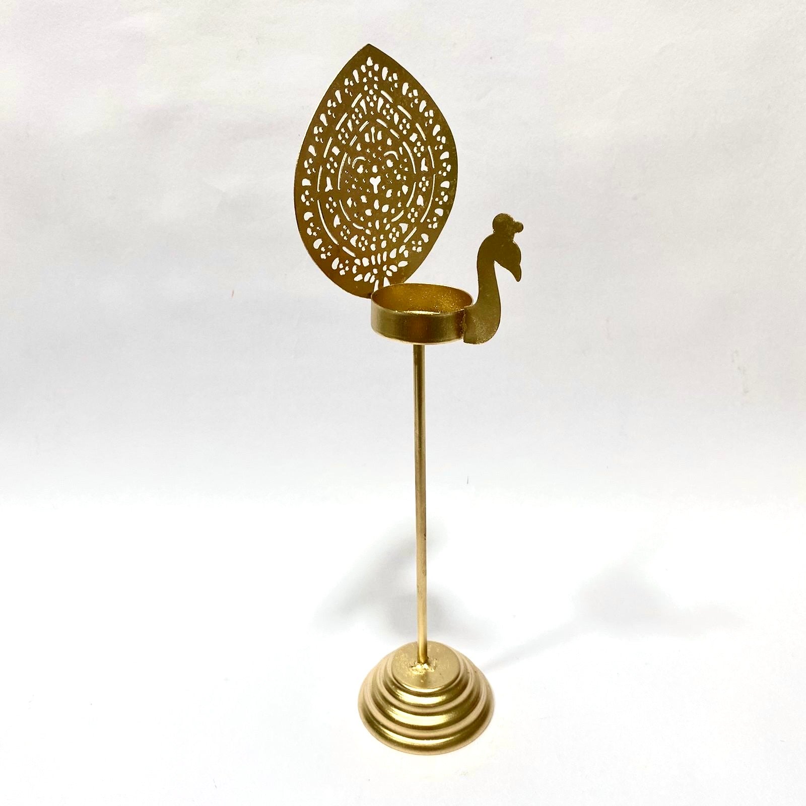 Peacock Designer Tea Light Holder Exclusive Collection Set Of 2 By Tamrapatra