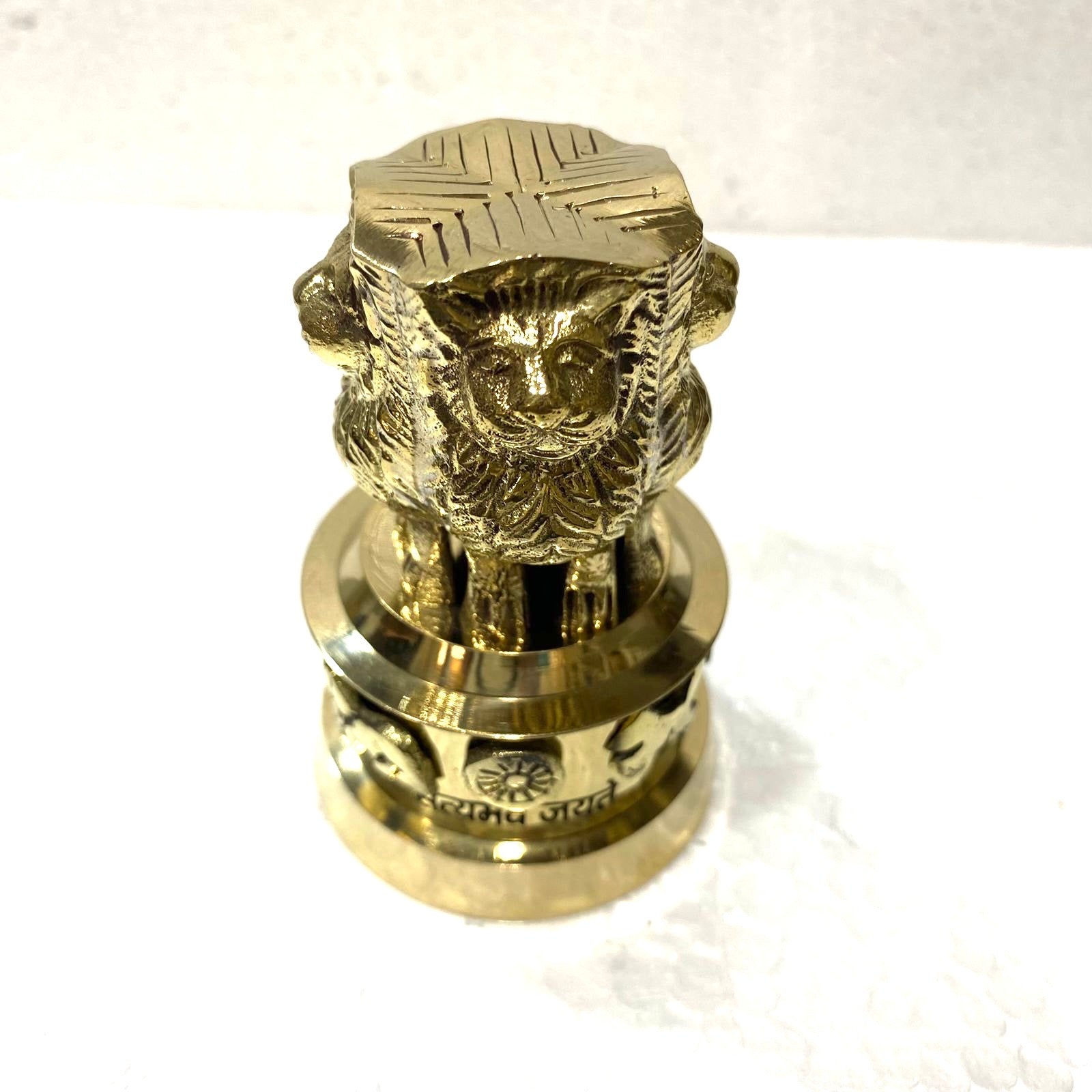 Brass National Emblem In Various Size Handcrafted Best Quality By Tamrapatra