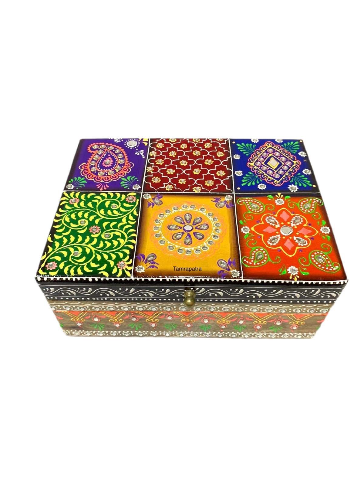 Wooden Storage Box Various Finish To Store Jewelry New Standard Size Tamrapatra