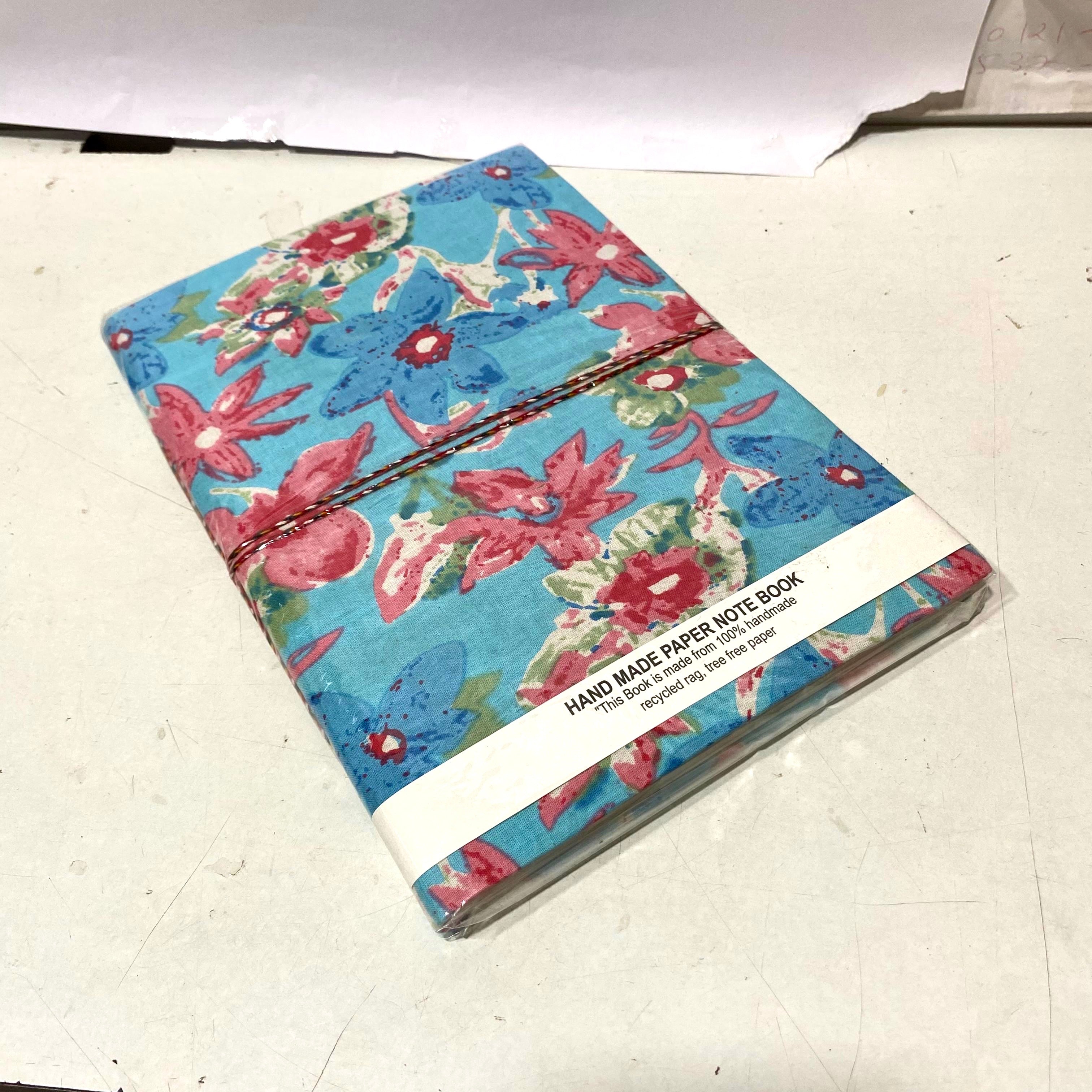 Handmade Paper Diary Gifting Collection Floral Cloth Painting XL Tamrapatra