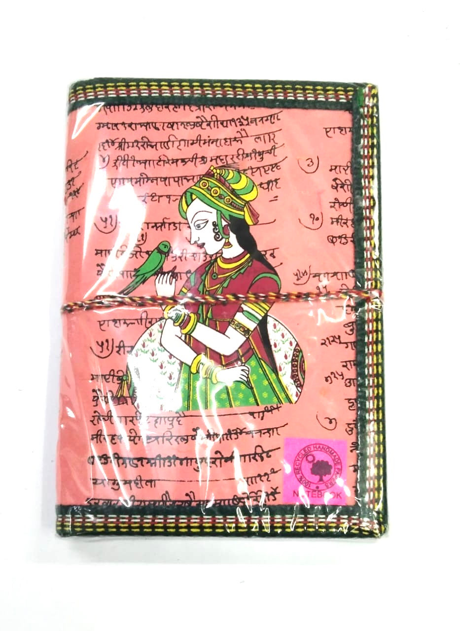 Various Design & Shades Diary In M Size Handcrafted Recycled Paper By Tamrapatra