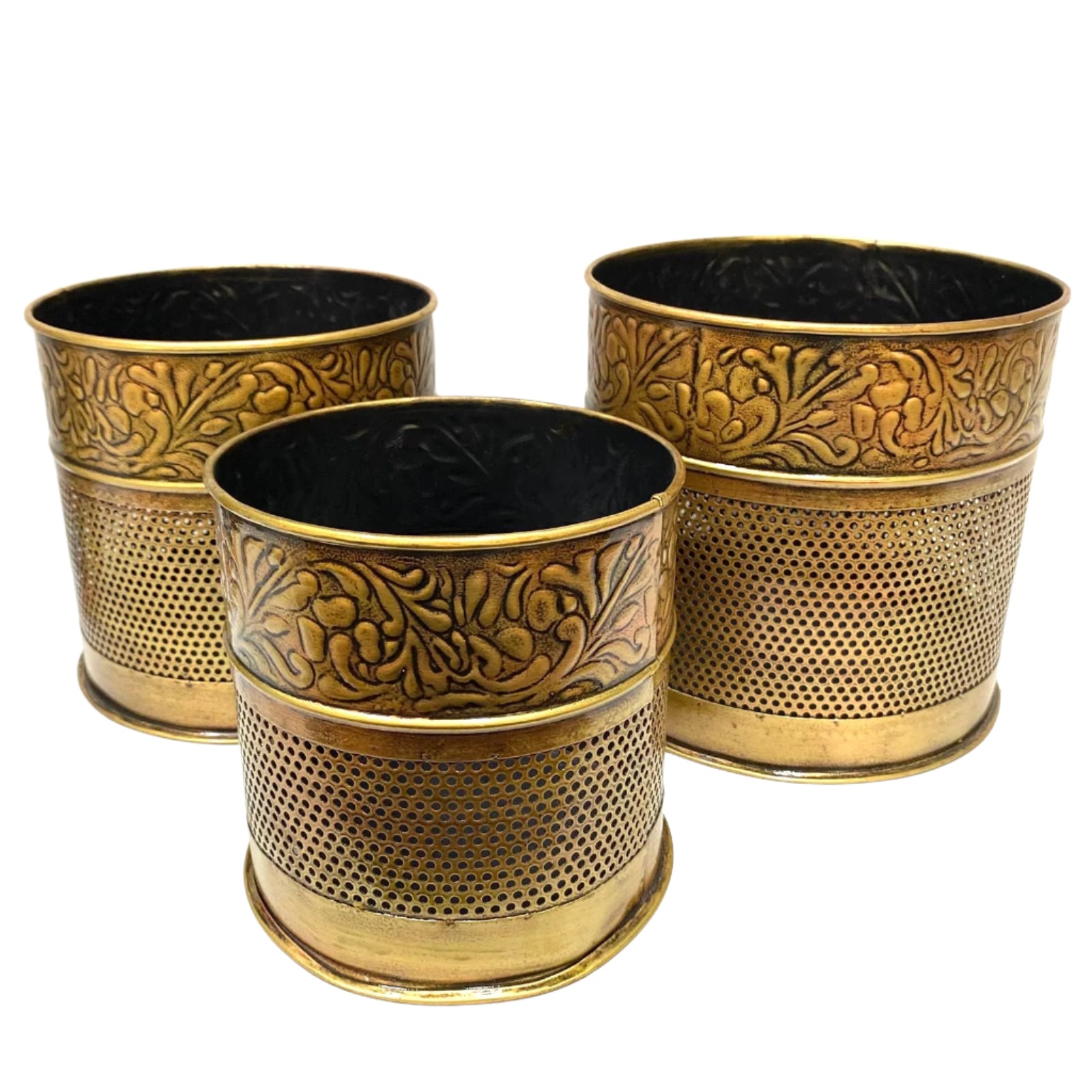 Multipurpose Metal Style Candle Light Holder Planter Wedding Décor By Tamrapatra - Tamrapatra