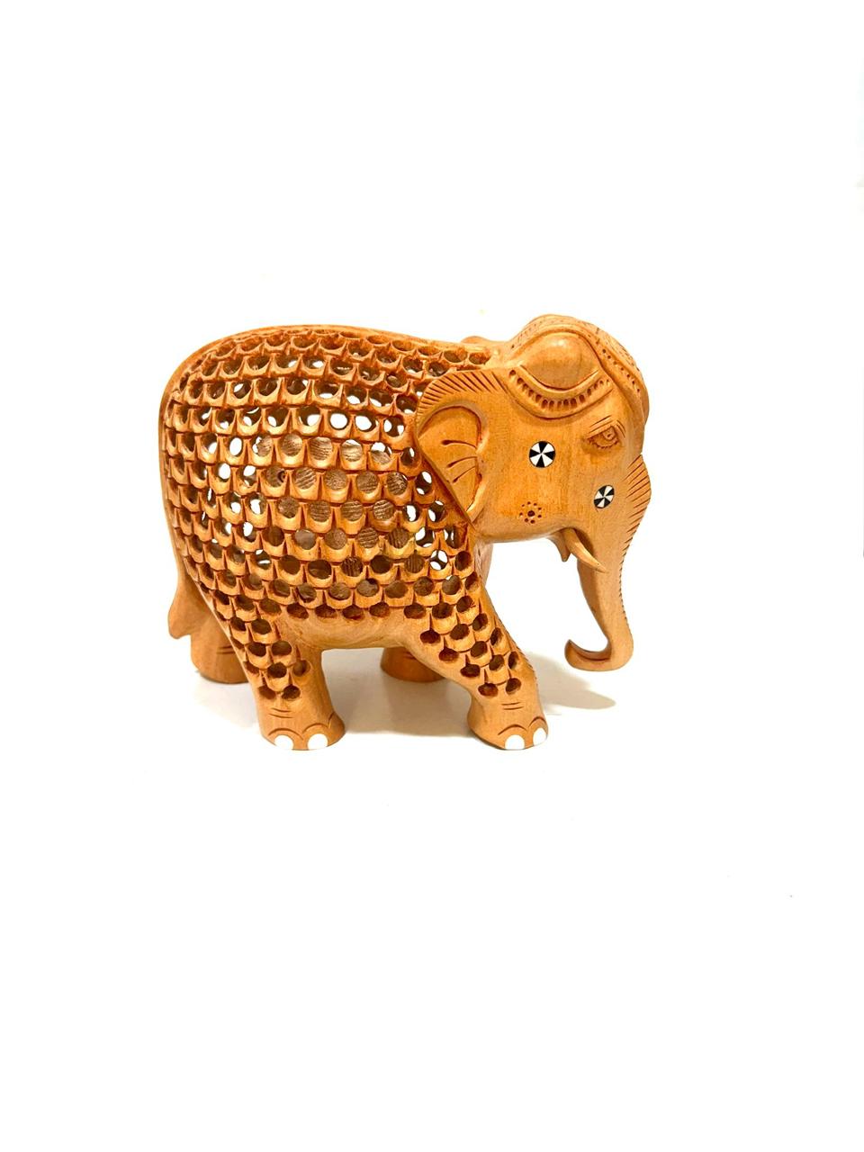 Mighty Elephant Miniature Hand Painted Extravagant Souvenir Gifts By Tamrapatra
