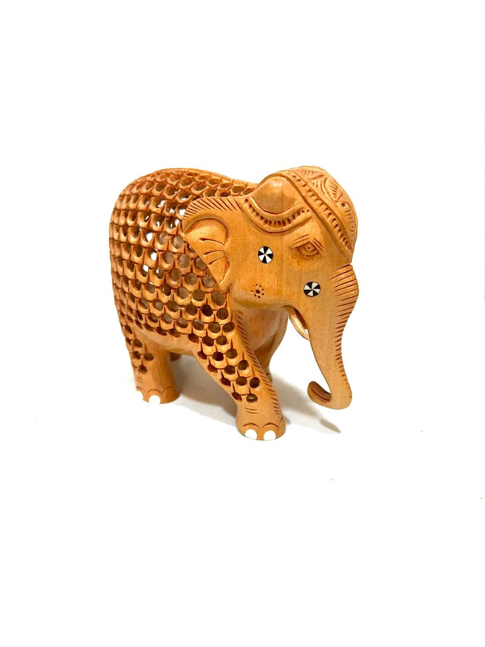 Mighty Elephant Miniature Hand Painted Extravagant Souvenir Gifts By Tamrapatra