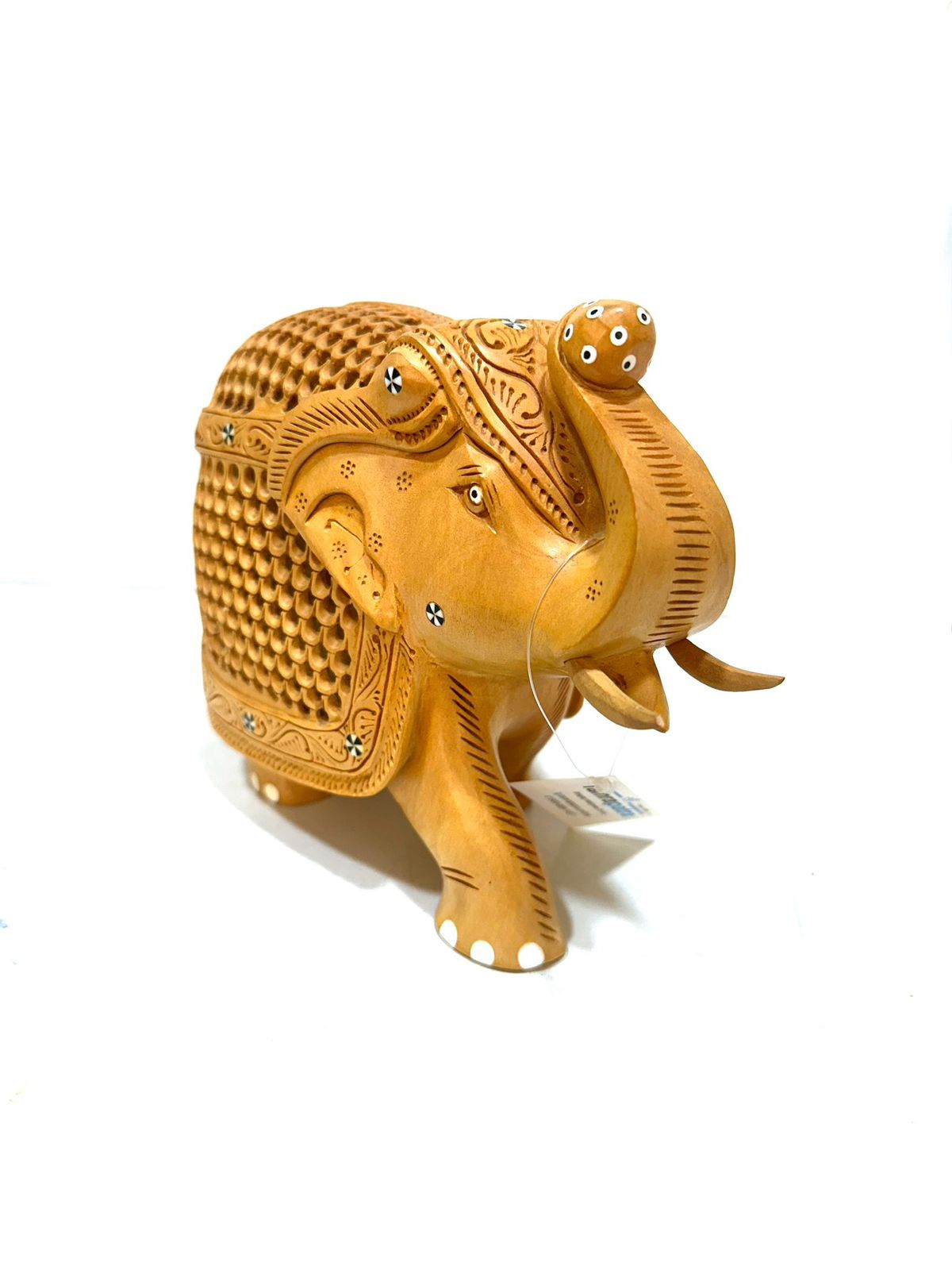 Mighty Elephant Miniature Hand Painted Extravagant Souvenir Gifts By Tamrapatra