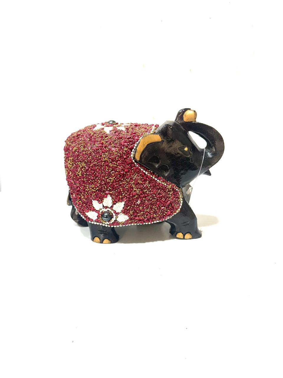 Big Elephants Handcrafted With Gemstones Exclusive Collection From Tamrapatra