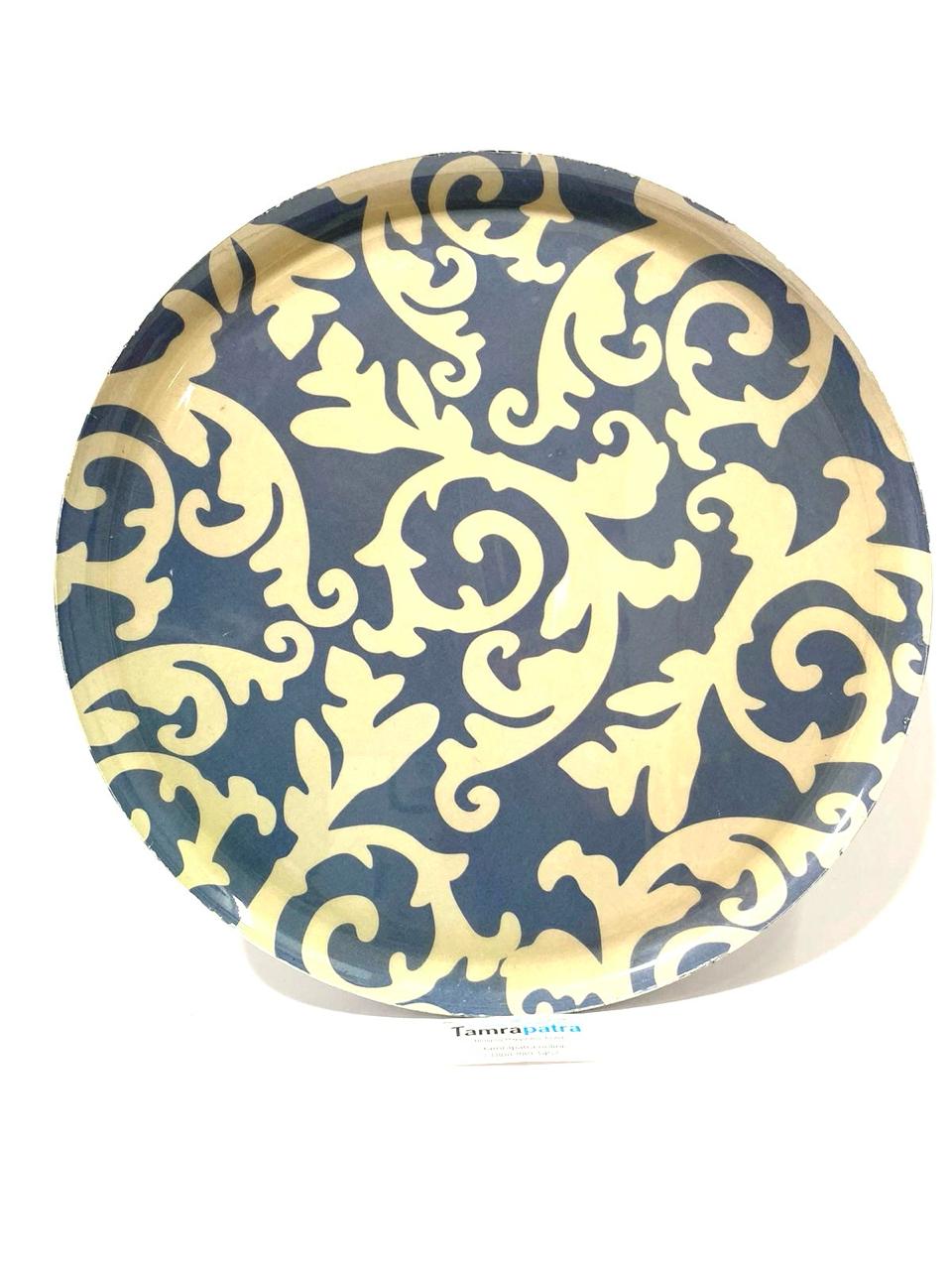 Metal Round Plates Décor With Beautiful Theme To Hang On Your Wall Tamrapatra