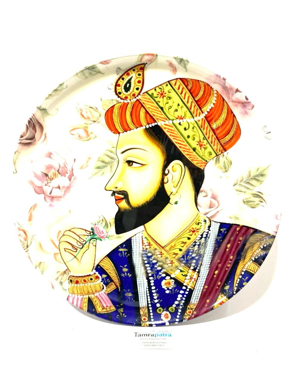 Metal Round Plates Décor With Beautiful Theme To Hang On Your Wall Tamrapatra