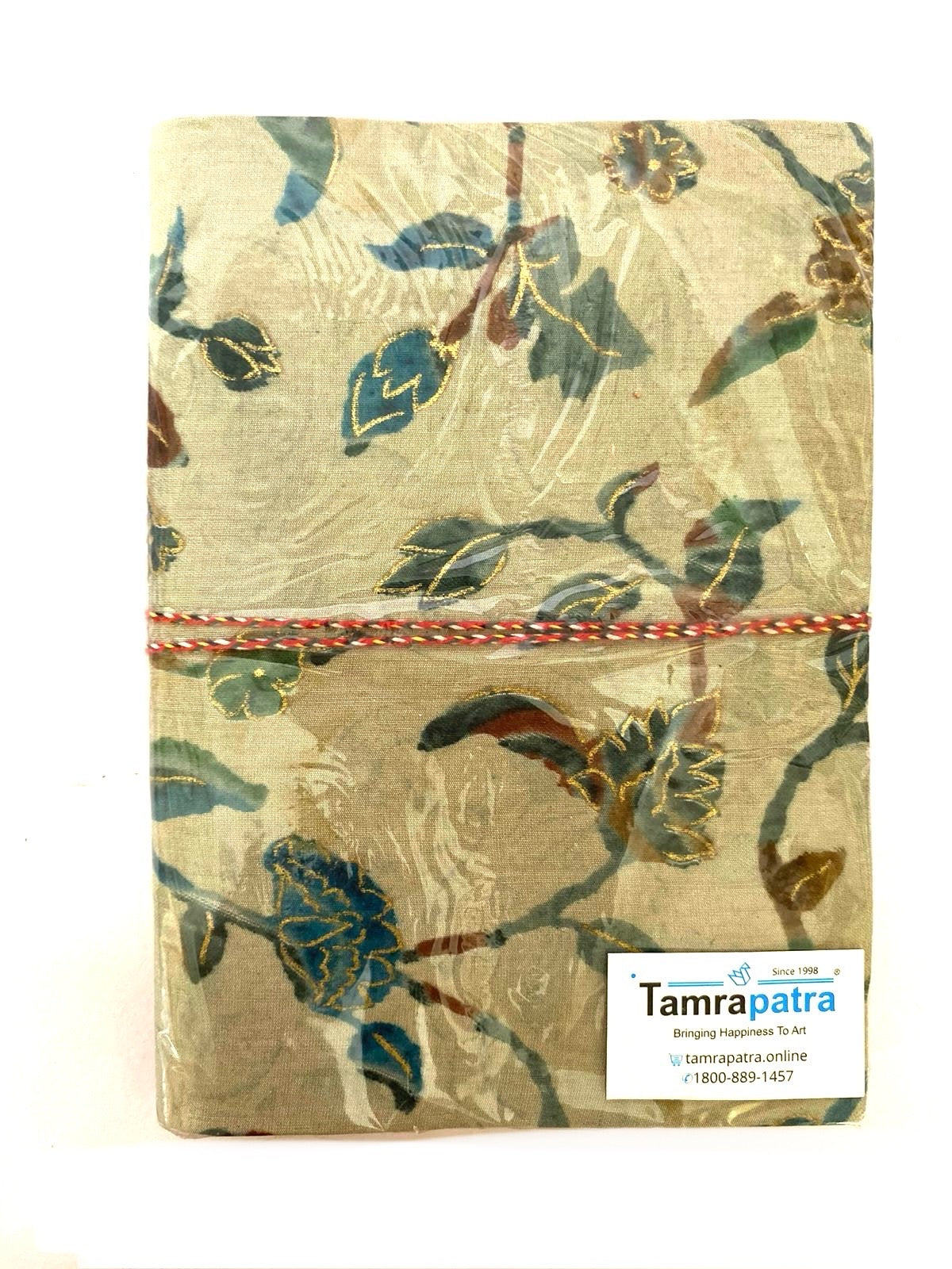 Handmade Paper Diary Gifting Collection Floral Cloth Painting XL Tamrapatra