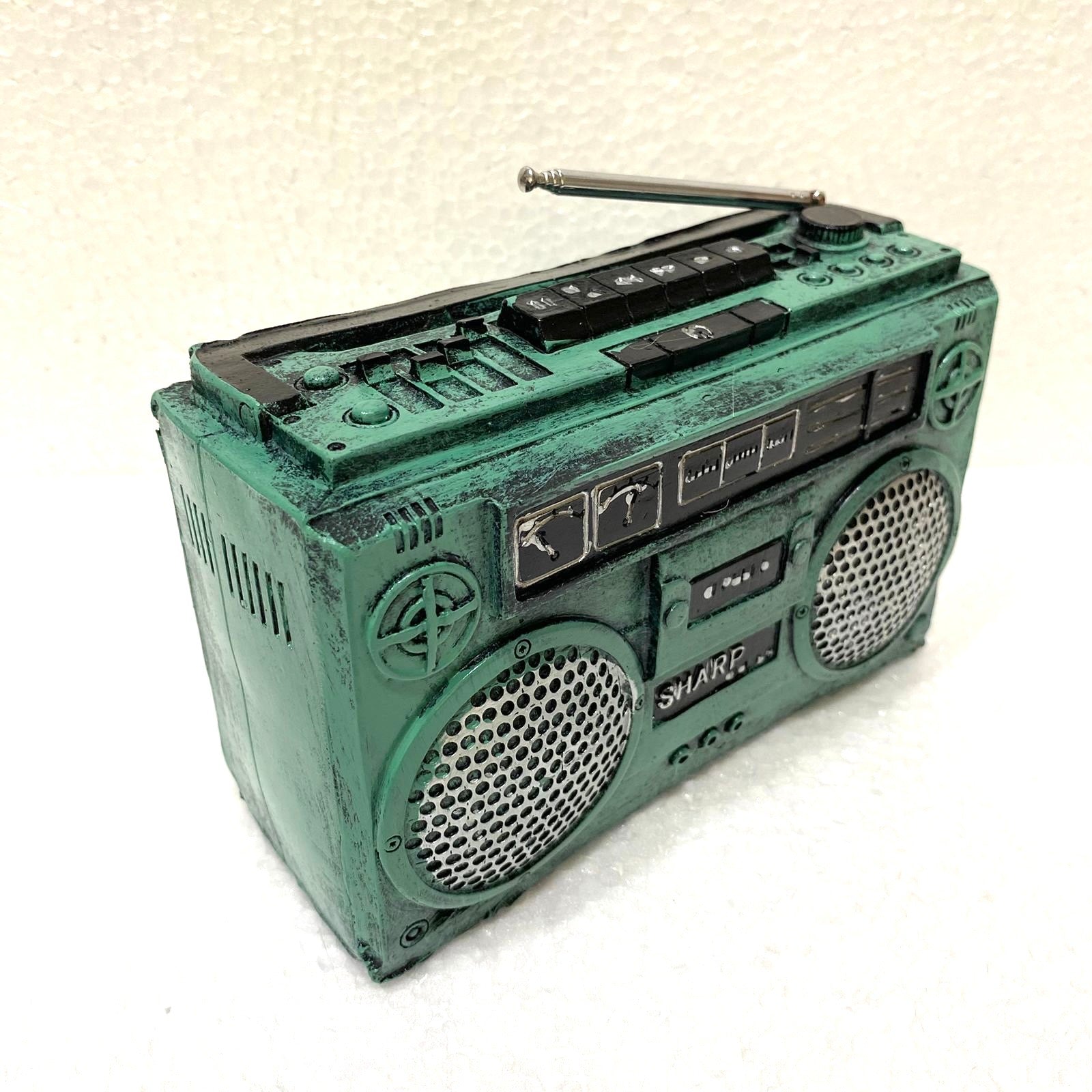 Vintage Replica Of Radio Telephone Sewing Machine Hand Crafted By Tamrapatra