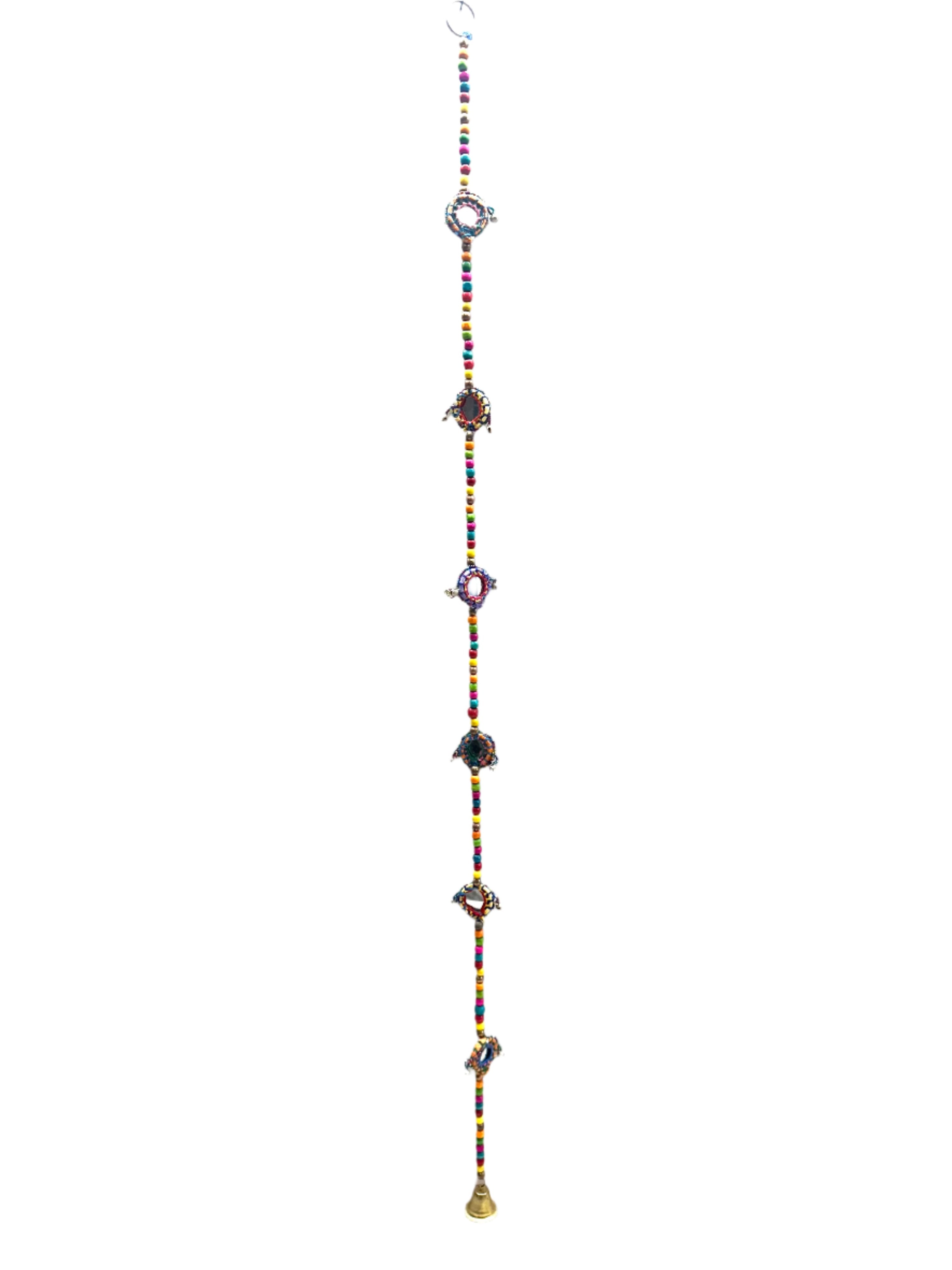 Mirror Hangings Danglers Indian Tradition Door Side Bells Handcrafted Tamrapatra