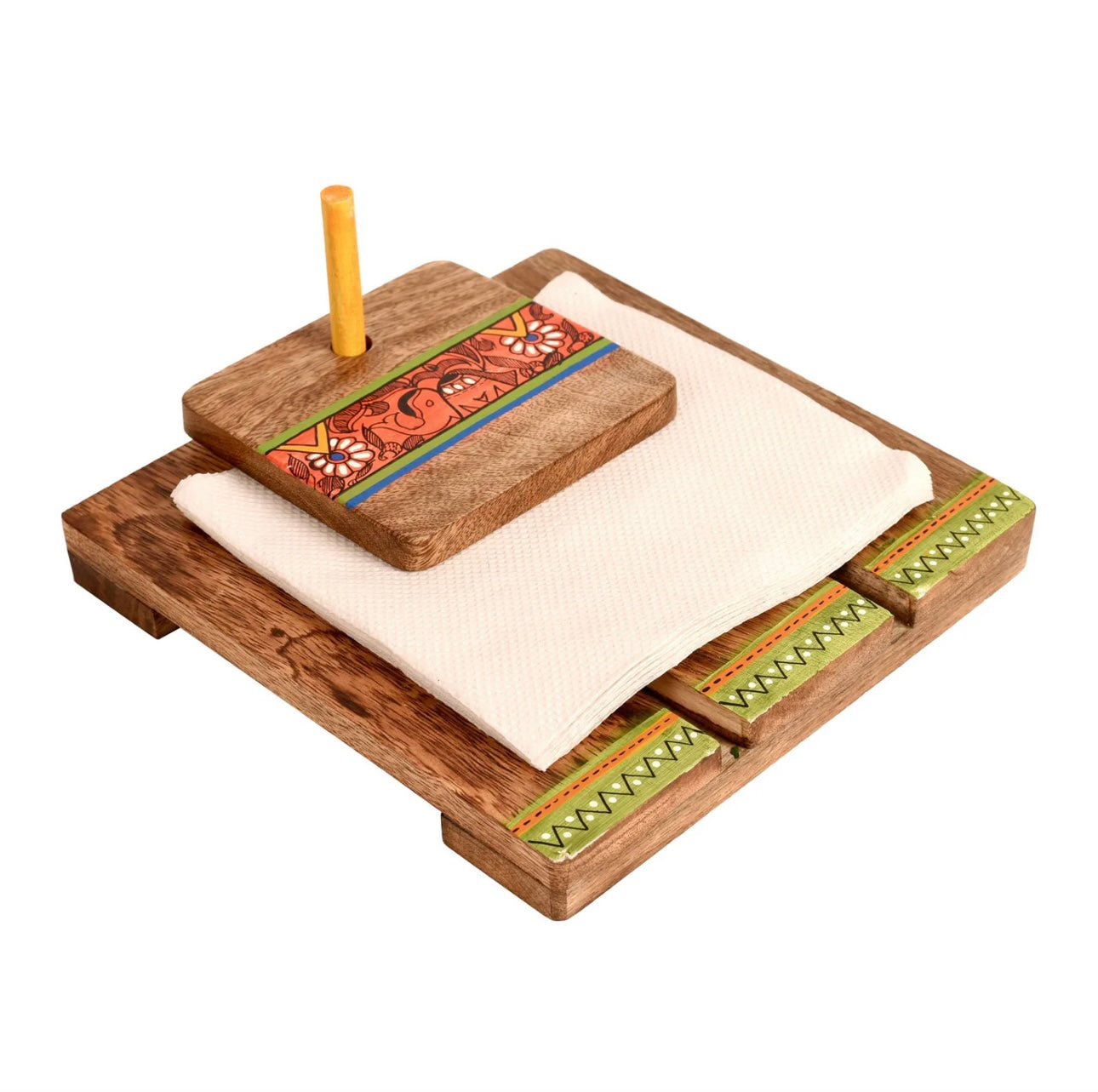 Wooden Place your Napkin In Our Eccentric Designed Tissue Holder By Tamrapatra