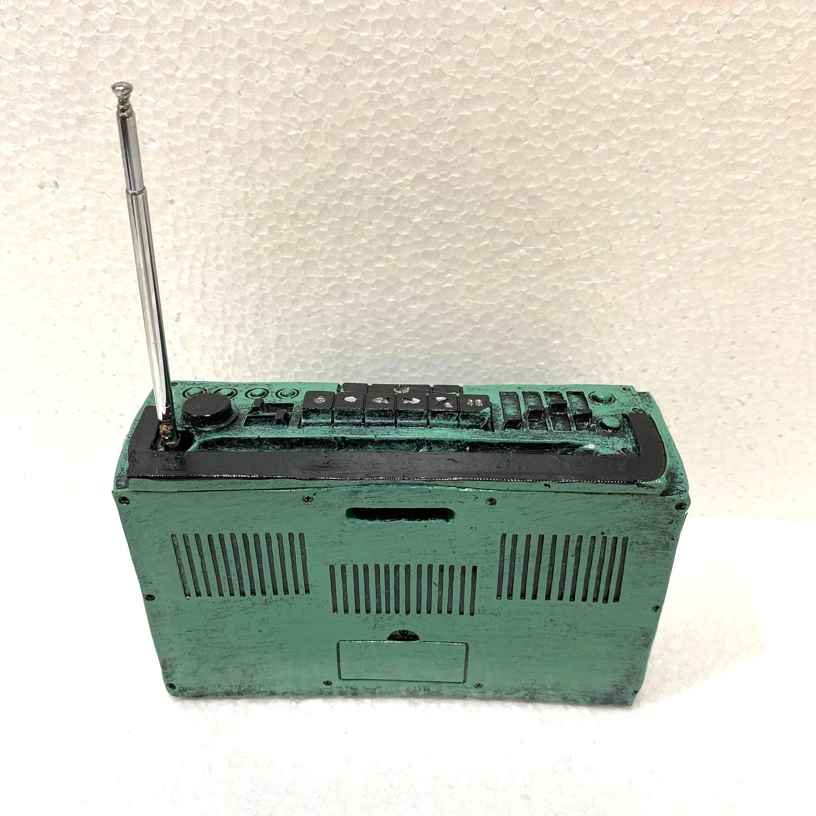 Vintage Replica Of Radio Telephone Sewing Machine Hand Crafted By Tamrapatra