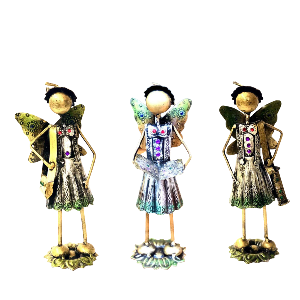 Sweet Little Fairy School Girl Marvelous Showpiece Kids Room By Tamrapatra