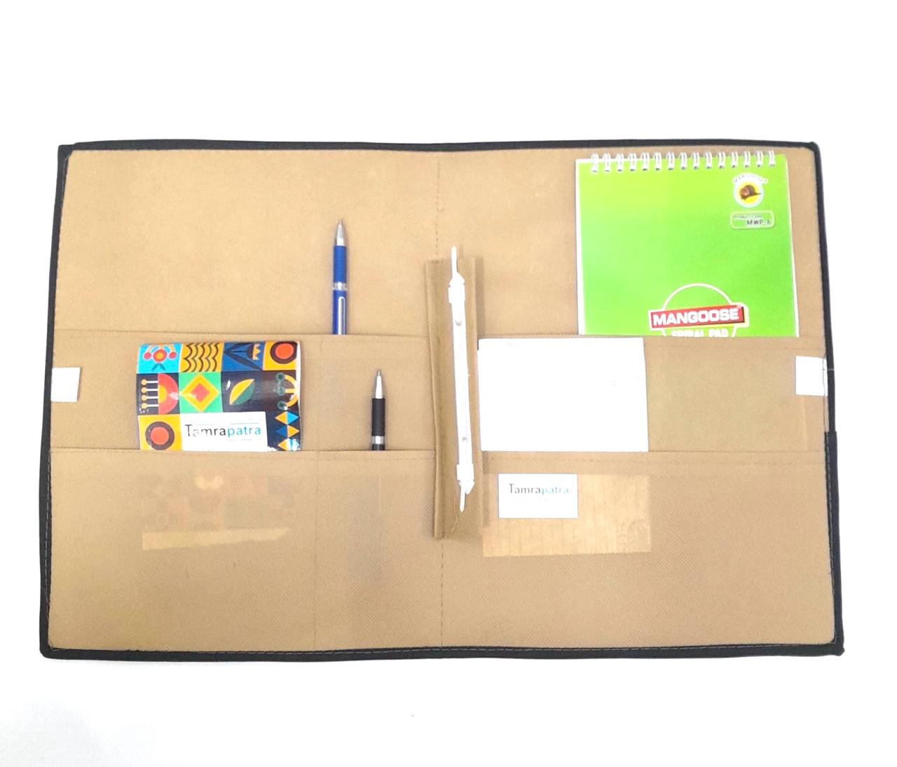 Embroidery Handmade Files To Store Documents Ethnic Collection By Tamrapatra