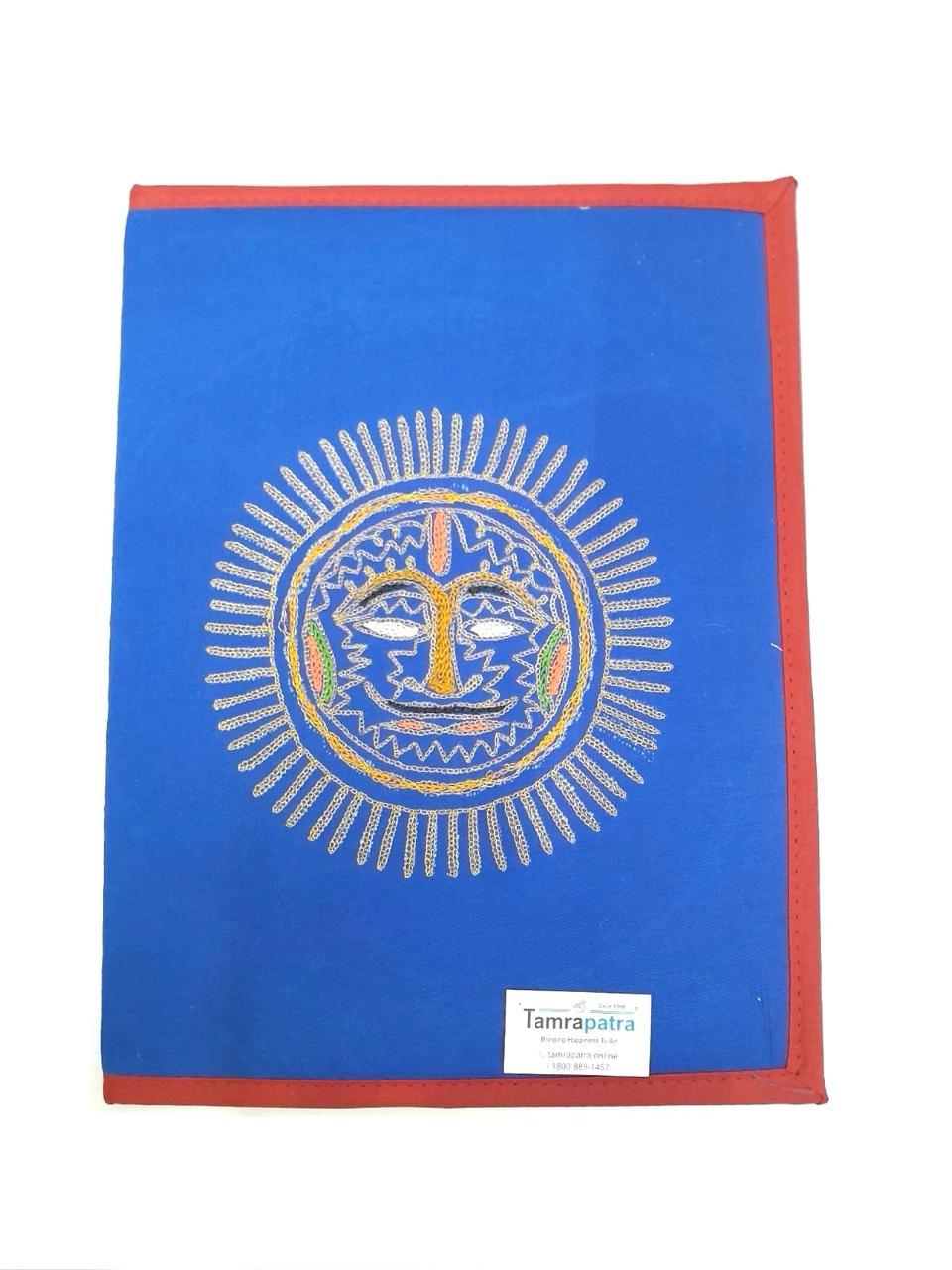 Embroidery Handmade Files To Store Documents Ethnic Collection By Tamrapatra