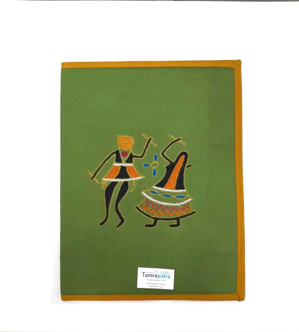 Embroidery Handmade Files To Store Documents Ethnic Collection By Tamrapatra