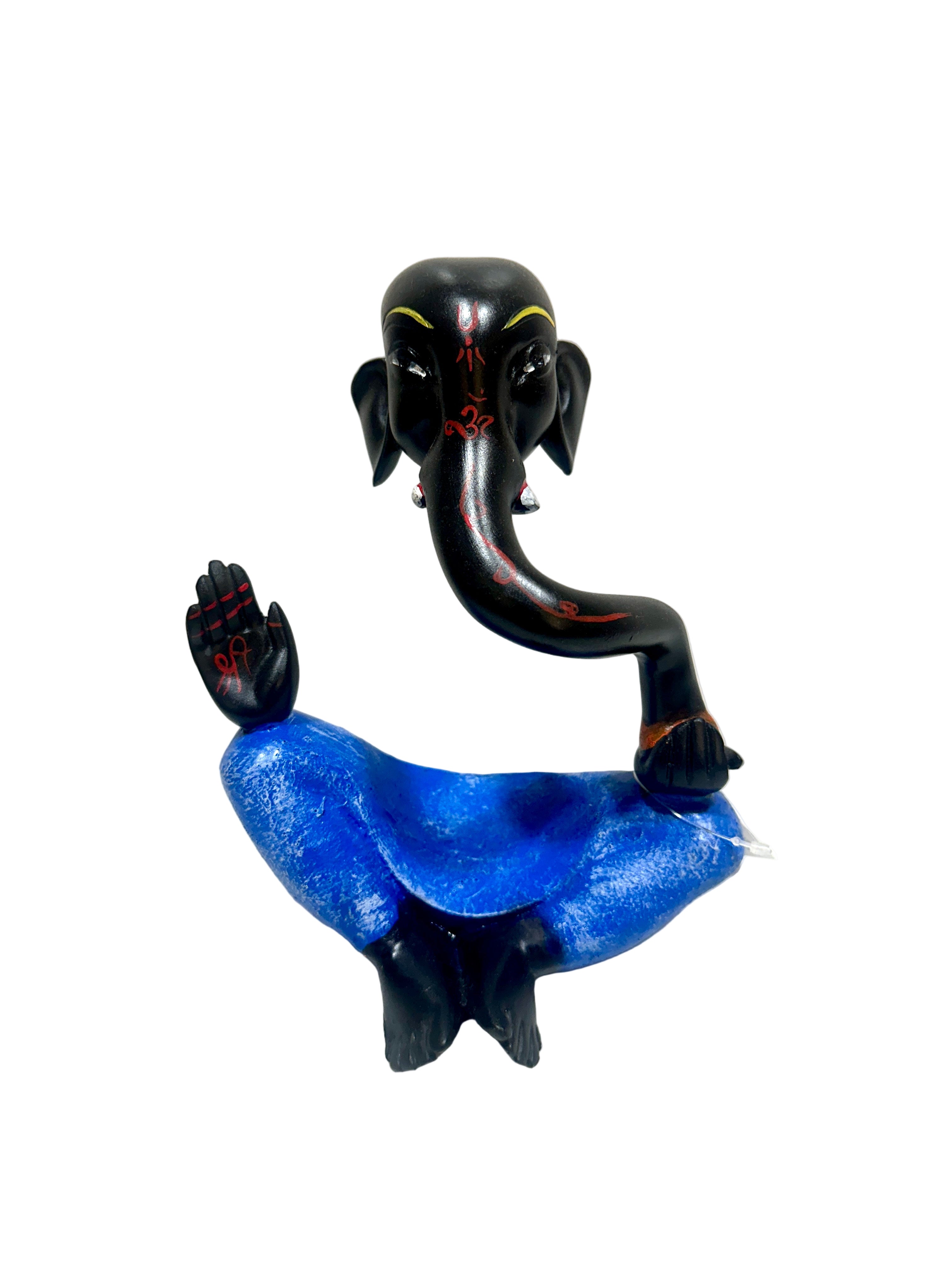 Mighty Lord Ganesha Designed In Resin Black Unique Concept At Tamrapatra