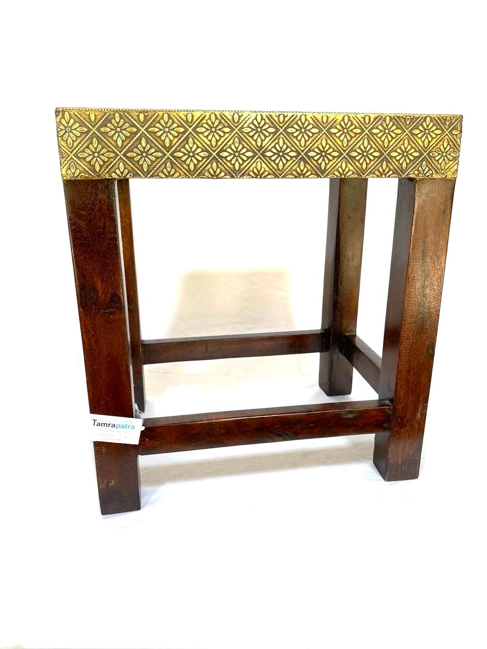 Collection Of Brass Fitted Nester Stools Aesthetic Look For Every Corner Tamrapatra