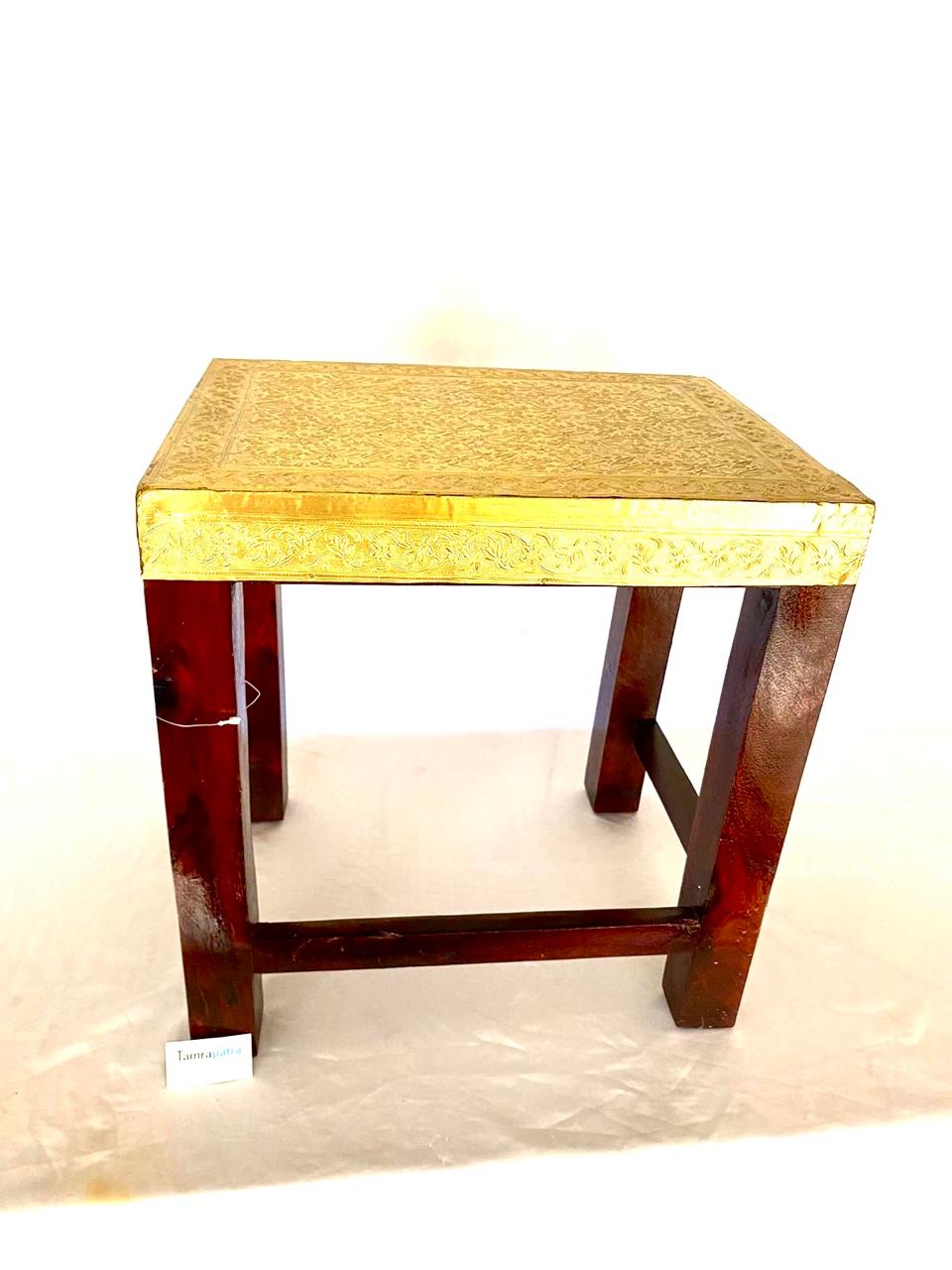Collection Of Brass Fitted Nester Stools Aesthetic Look For Every Corner Tamrapatra