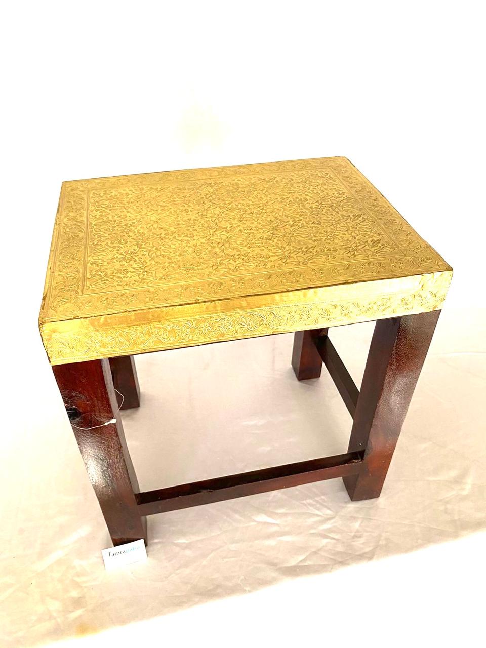 Collection Of Brass Fitted Nester Stools Aesthetic Look For Every Corner Tamrapatra