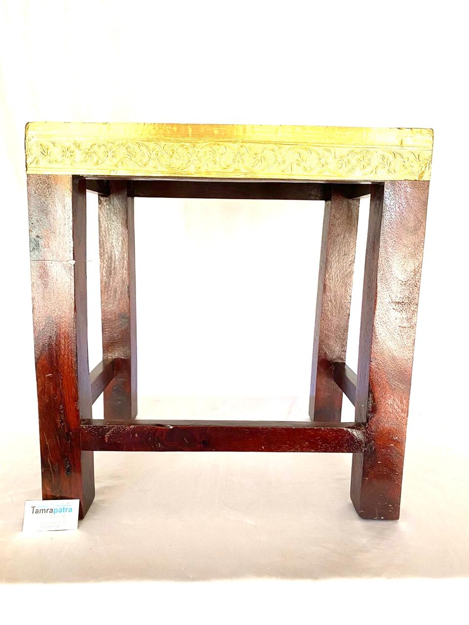 Collection Of Brass Fitted Nester Stools Aesthetic Look For Every Corner Tamrapatra