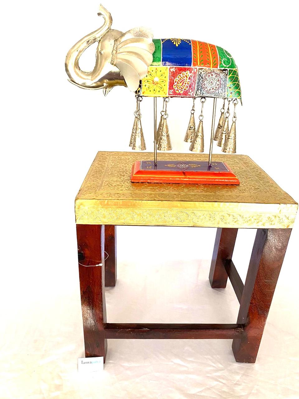 Collection Of Brass Fitted Nester Stools Aesthetic Look For Every Corner Tamrapatra