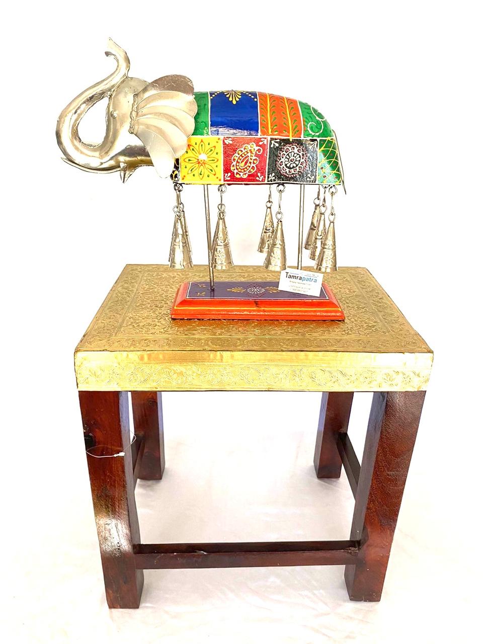 Collection Of Brass Fitted Nester Stools Aesthetic Look For Every Corner Tamrapatra