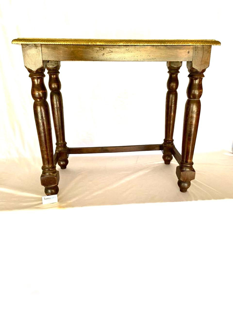 Collection Of Brass Fitted Nester Stools Aesthetic Look For Every Corner Tamrapatra