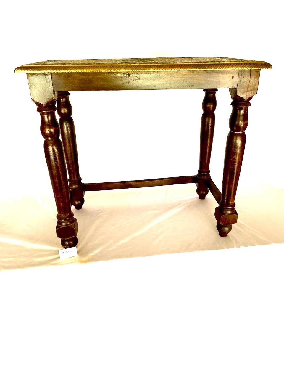 Collection Of Brass Fitted Nester Stools Aesthetic Look For Every Corner Tamrapatra