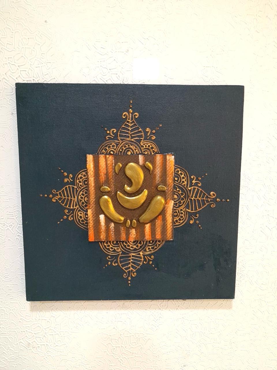 Ganesha 3D Art Canvas Paintings Wall Art Décor Exclusive Designs By Tamrapatra