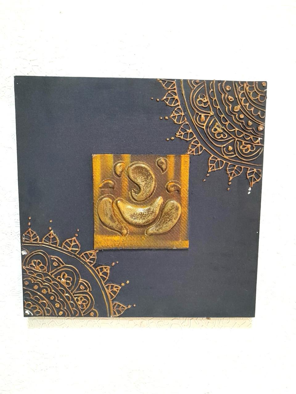 Ganesha 3D Art Canvas Paintings Wall Art Décor Exclusive Designs By Tamrapatra