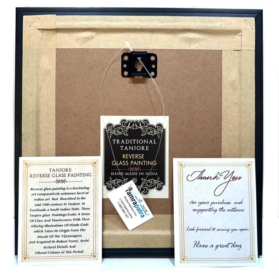 Horse Painting In Reverse Glass Traditional Tanjore Art Frames From Tamrapatra