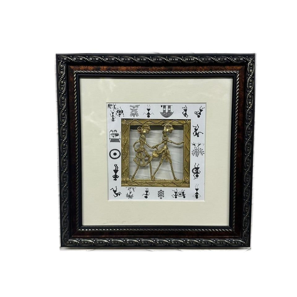Warli Dhokra Wall Art Hanging Frames With Beautiful Traditional Design Tamrapatra