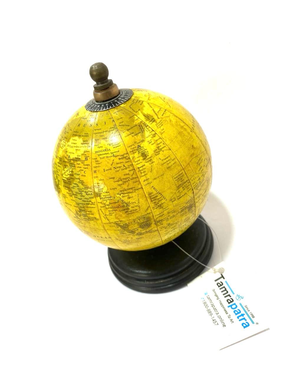 Globe Desk Organizer Handcrafted Exclusive Ideas Corporate World Map Tamrapatra