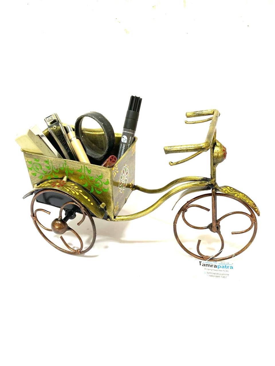 Moving Cycle Iron Pen Spoon Multi Purpose Stand Eccentric Designs At Tamrapatra