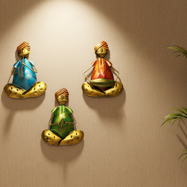 Metal Musicians In Various Styles With Classy Shades Wall Decor Tamrapatra