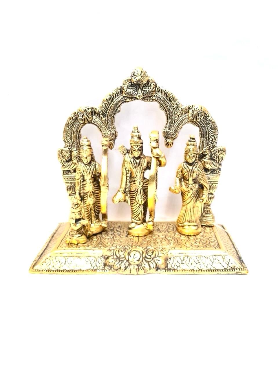 Ram Darbar Metal Art Spiritual Gifts Handcrafted By Indian Artisans From Tamrapatra