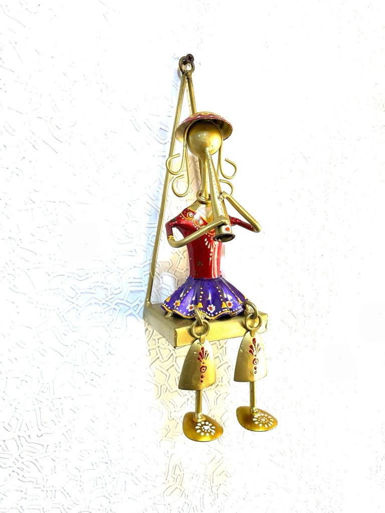 Hanging Musical Lady Wall Hangings Décor Collectible Handicrafts From Tamrapatra