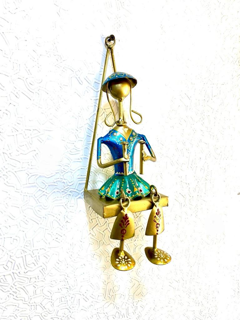 Hanging Musical Lady Wall Hangings Décor Collectible Handicrafts From Tamrapatra