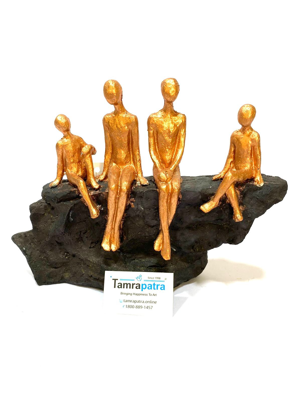 Family Sitting On Rock Beautiful Home Decor Artefacts Living Bedroom By Tamrapatra
