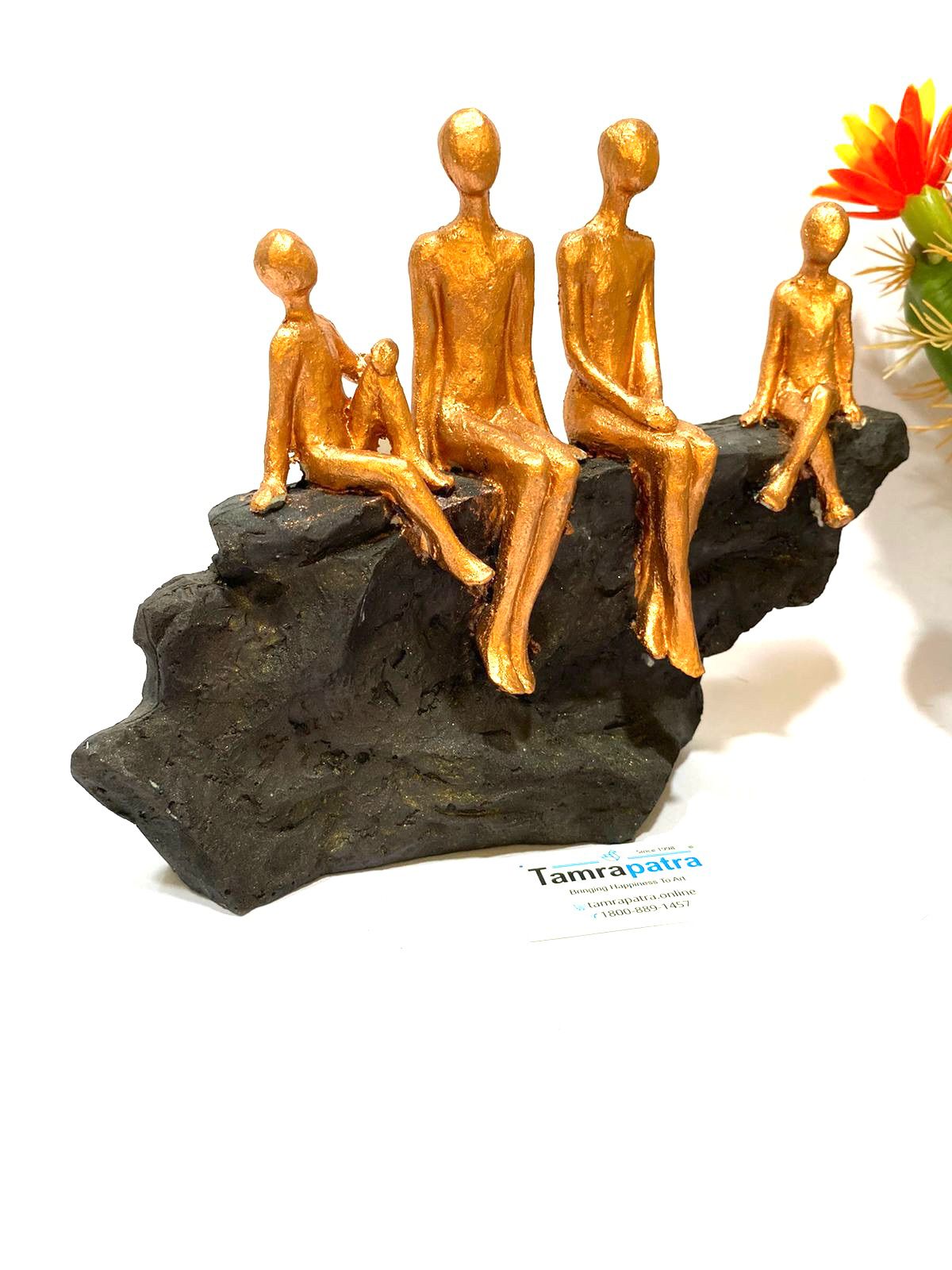 Family Sitting On Rock Beautiful Home Decor Artefacts Living Bedroom By Tamrapatra