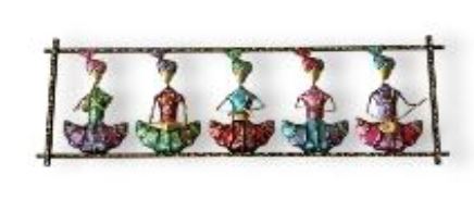 Men Playing Musical Instruments Colorful Wall Mural In Attractive Design By Tamrapatra - Tamrapatra